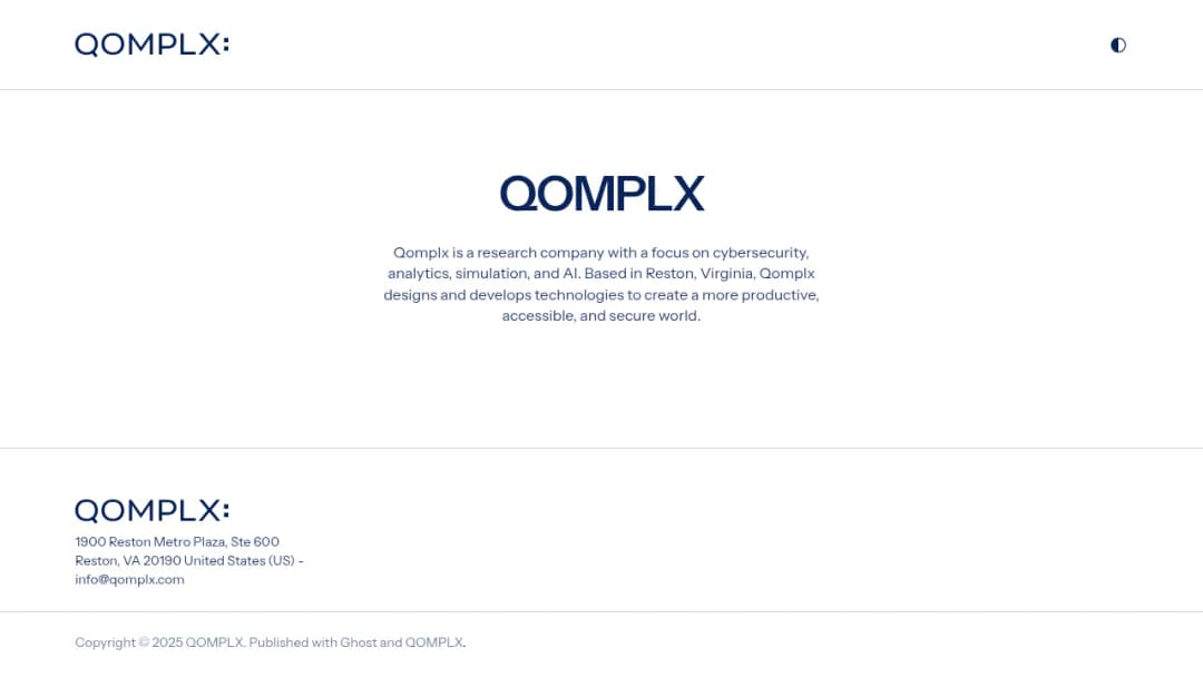 Qomplx screenshot