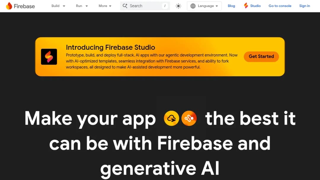 Firebase screenshot