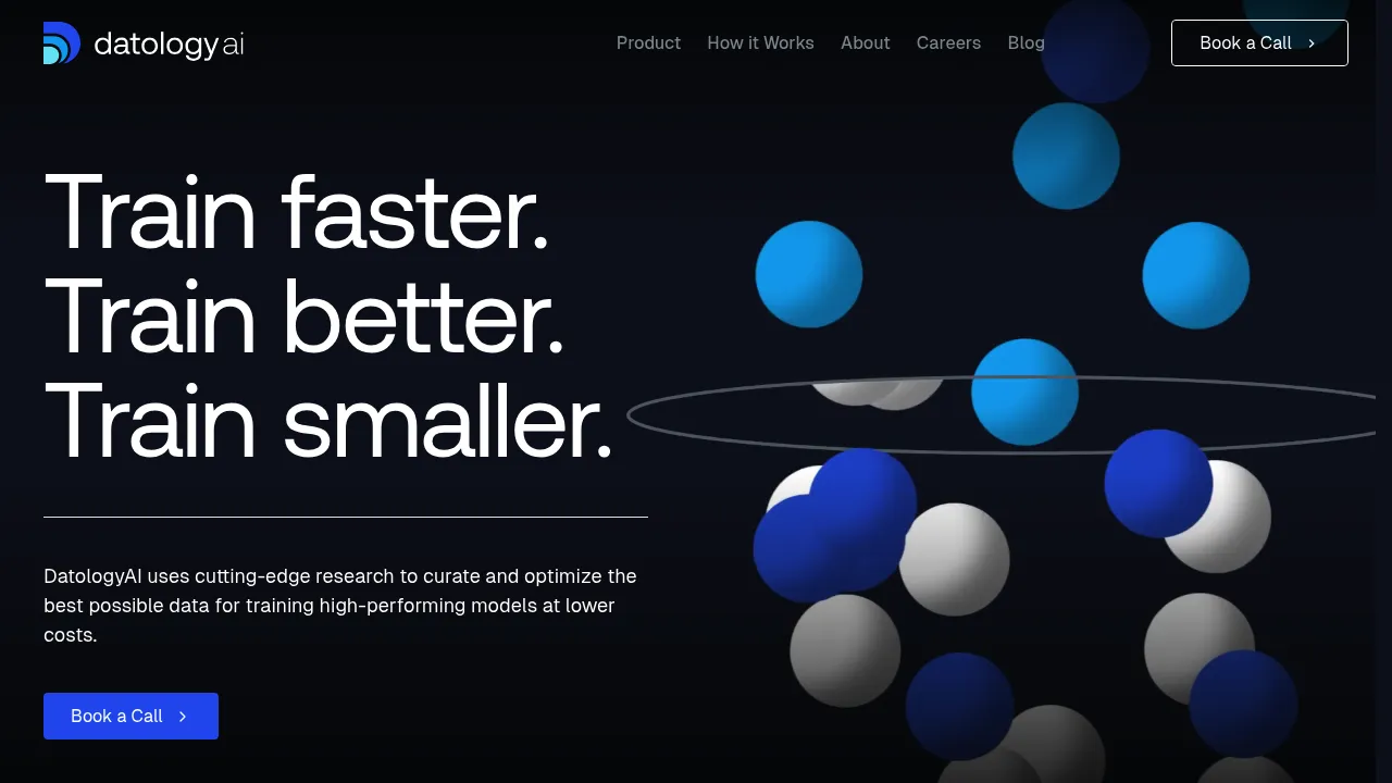 DatologyAI screenshot
