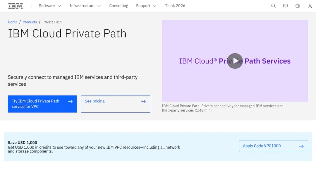 IBM Private Path screenshot