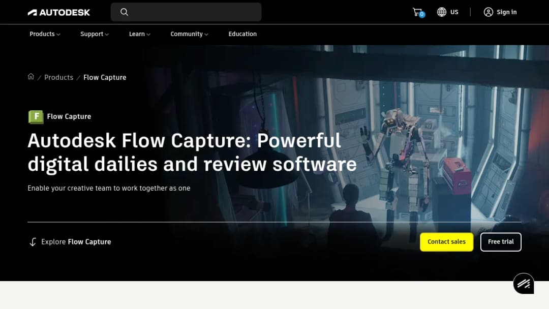Autodesk Flow Capture screenshot