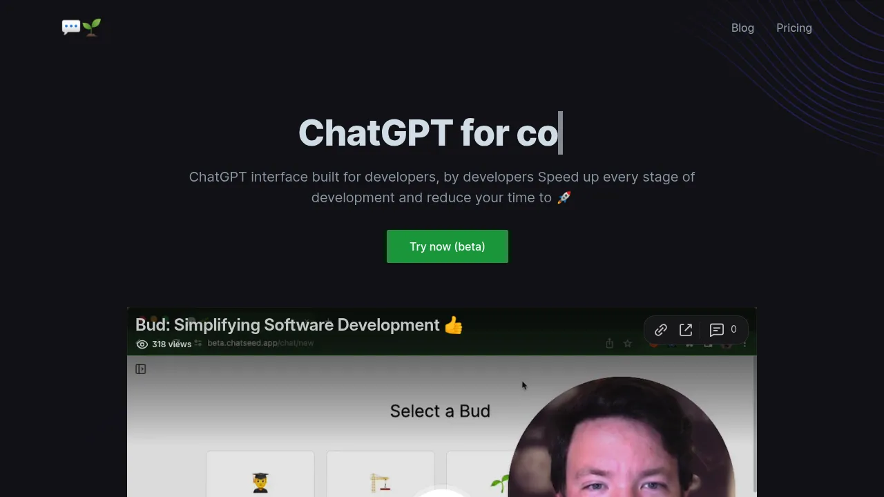 ChatSeed screenshot
