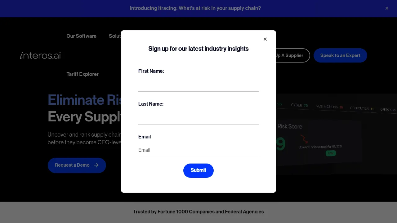 Interos screenshot