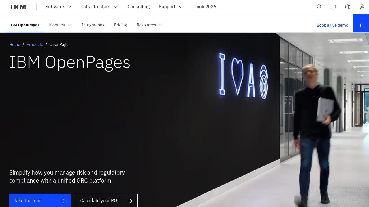 IBM Openpages screenshot