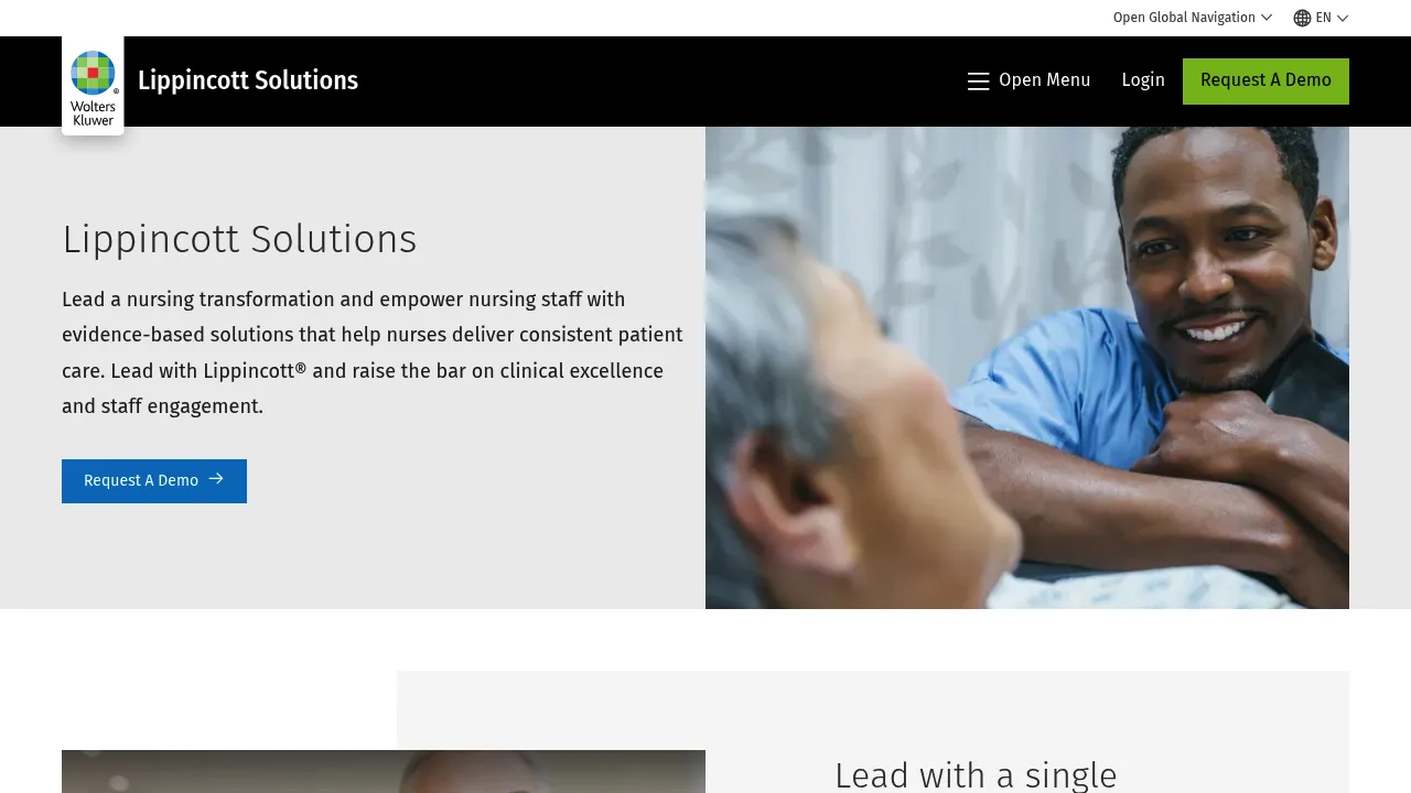 Wolters Kluwer Lippincott® Solutions screenshot