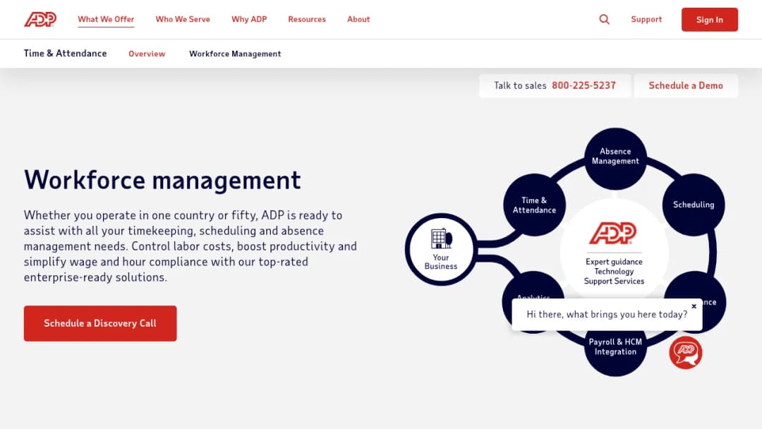 ADP Workforce Management screenshot