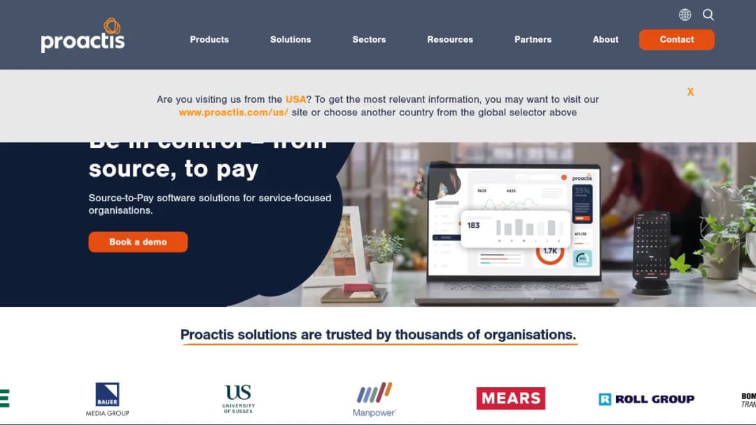 Proactis screenshot