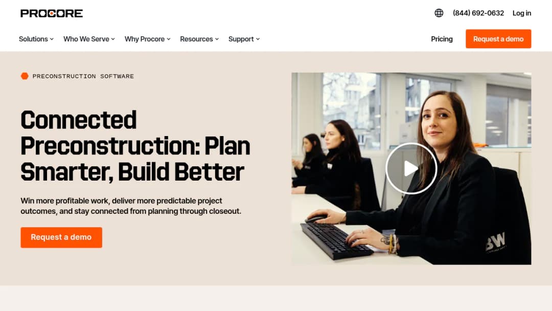 Procore Preconstruction screenshot