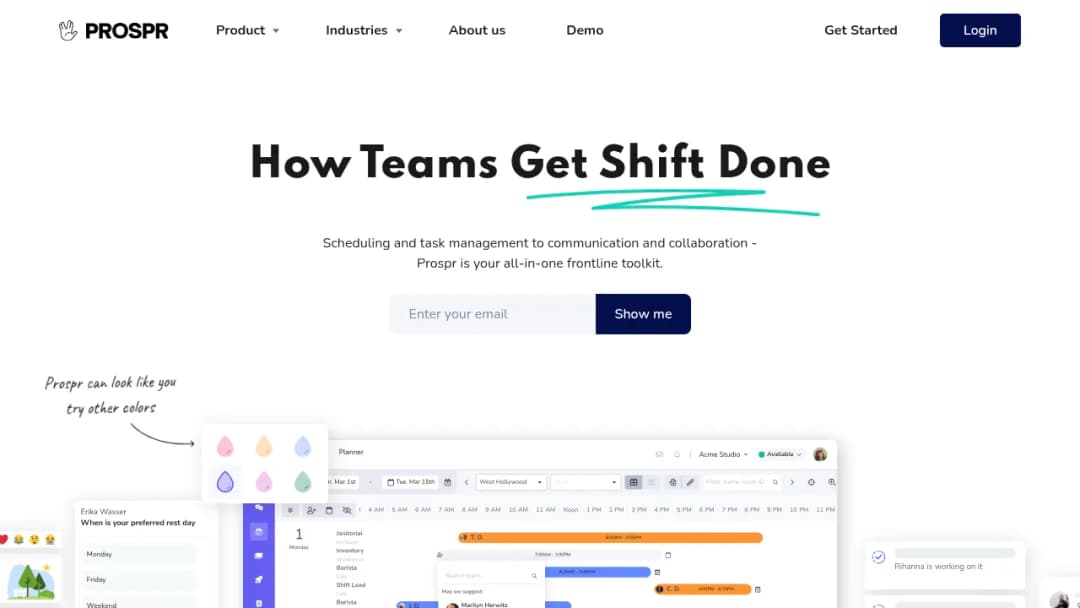 Prospr screenshot