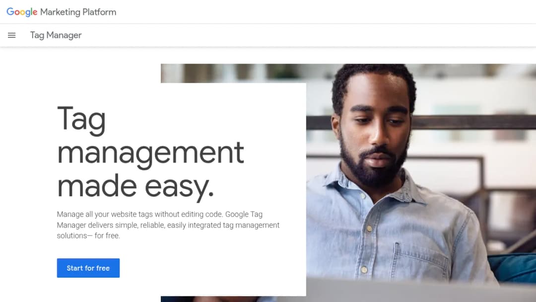 Google Tag Manager screenshot