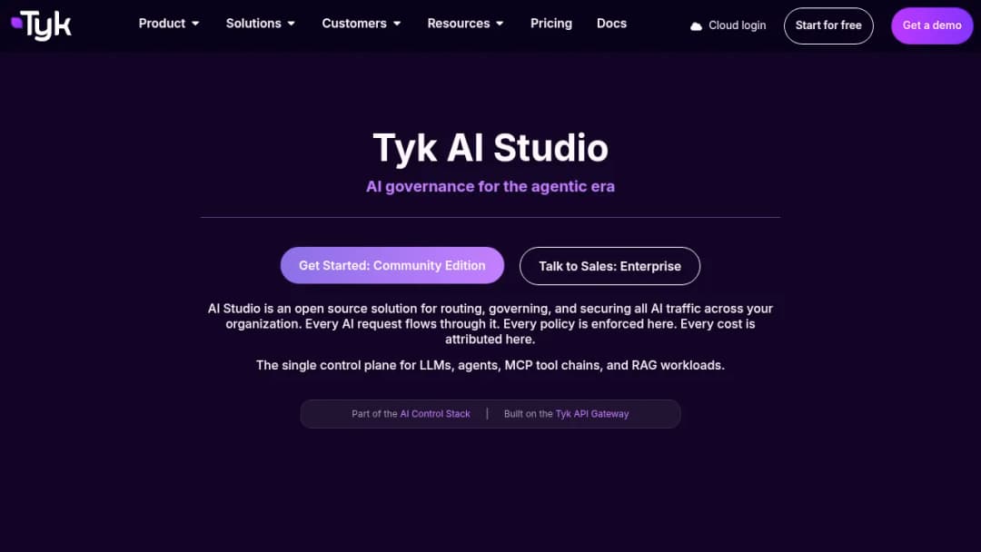Tyk screenshot