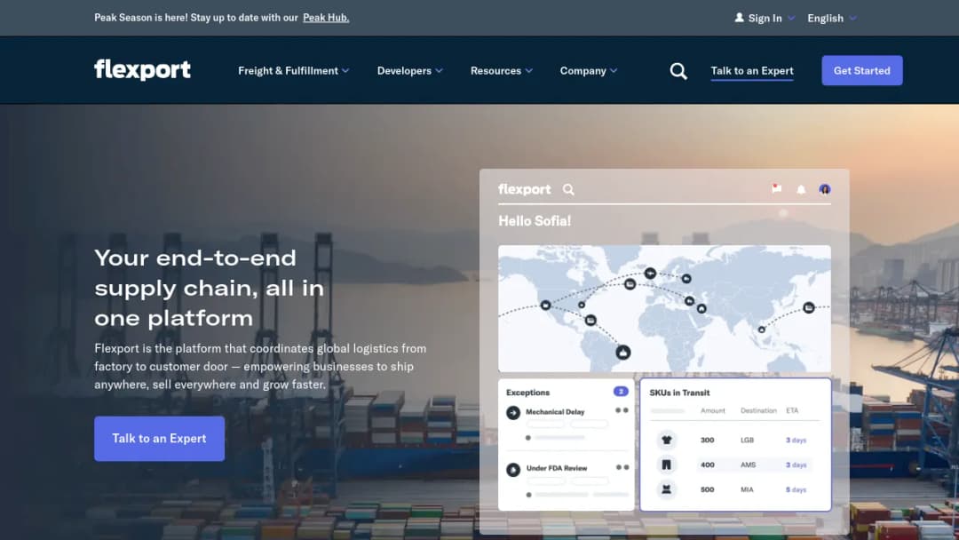 Flexport screenshot