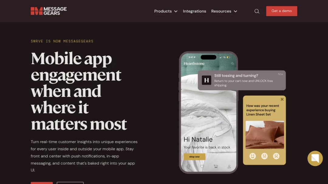 Swrve screenshot