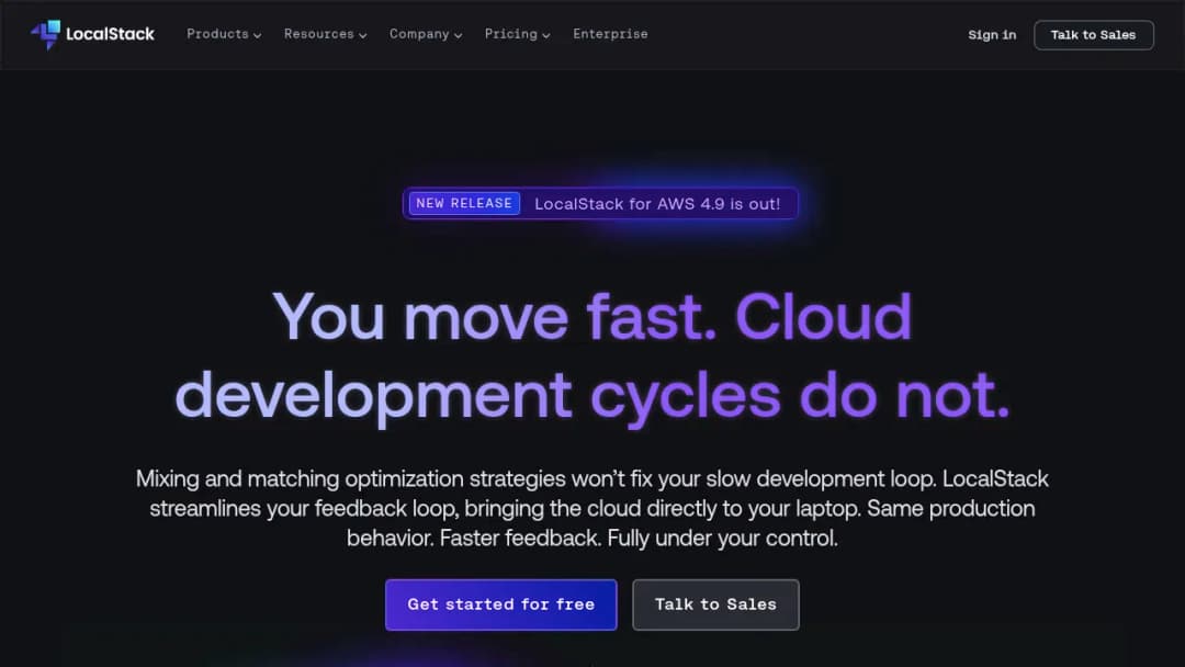 LocalStack screenshot