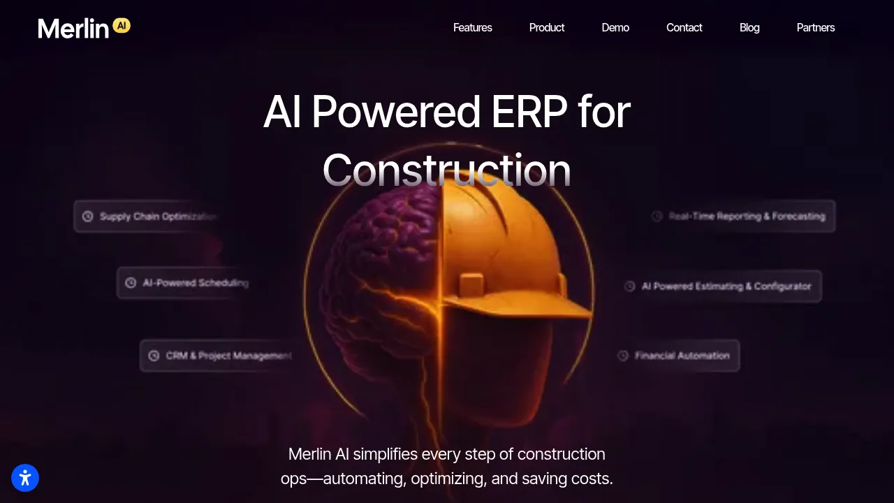 Merlin AI Contech screenshot