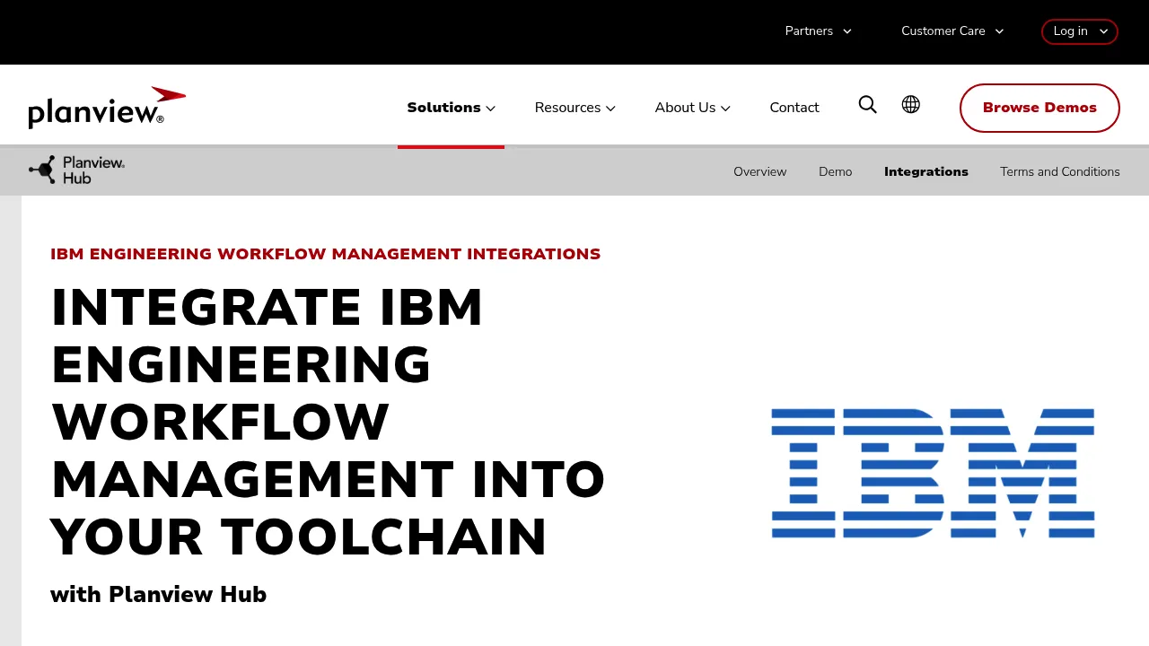 Planview IBM Engineering Workflow Management screenshot