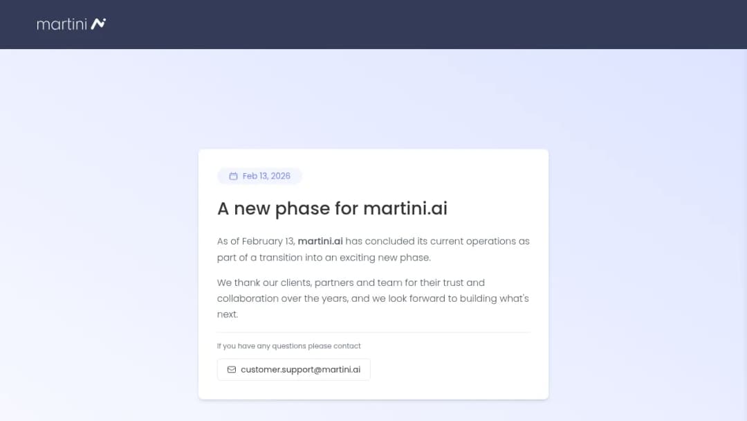 martini.ai screenshot