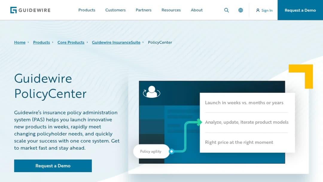 Guidewire PolicyCenter screenshot