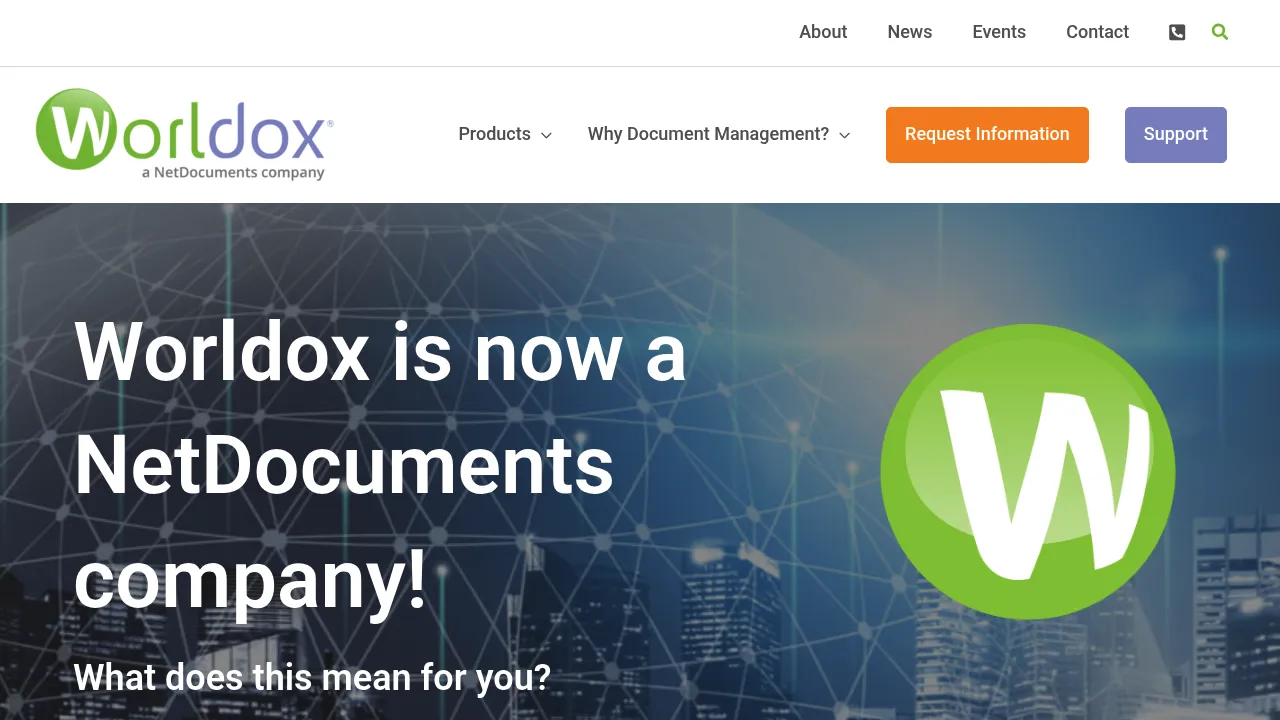 Worldox screenshot