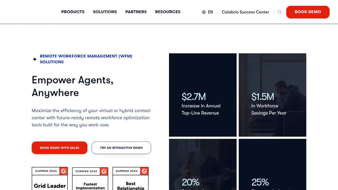Calabrio Remote Work screenshot