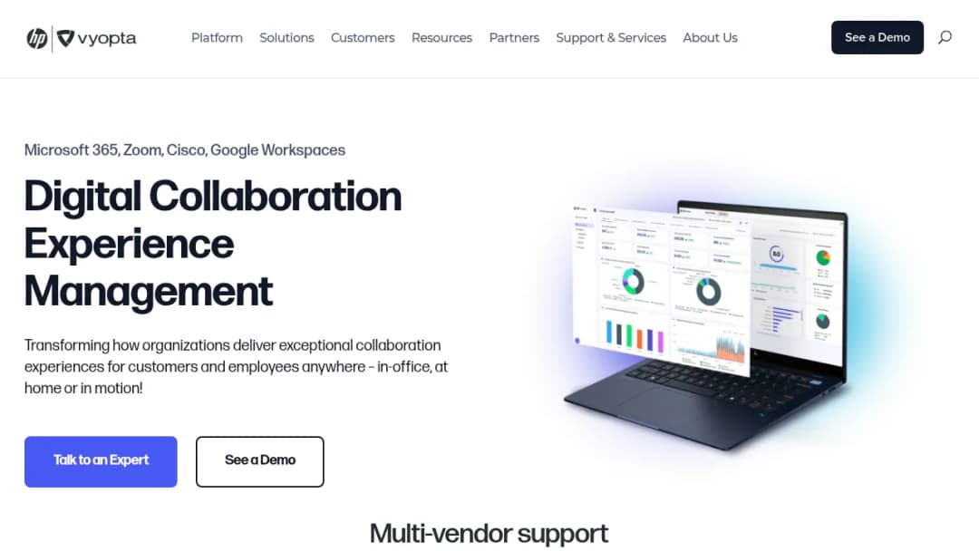 Vyopta screenshot