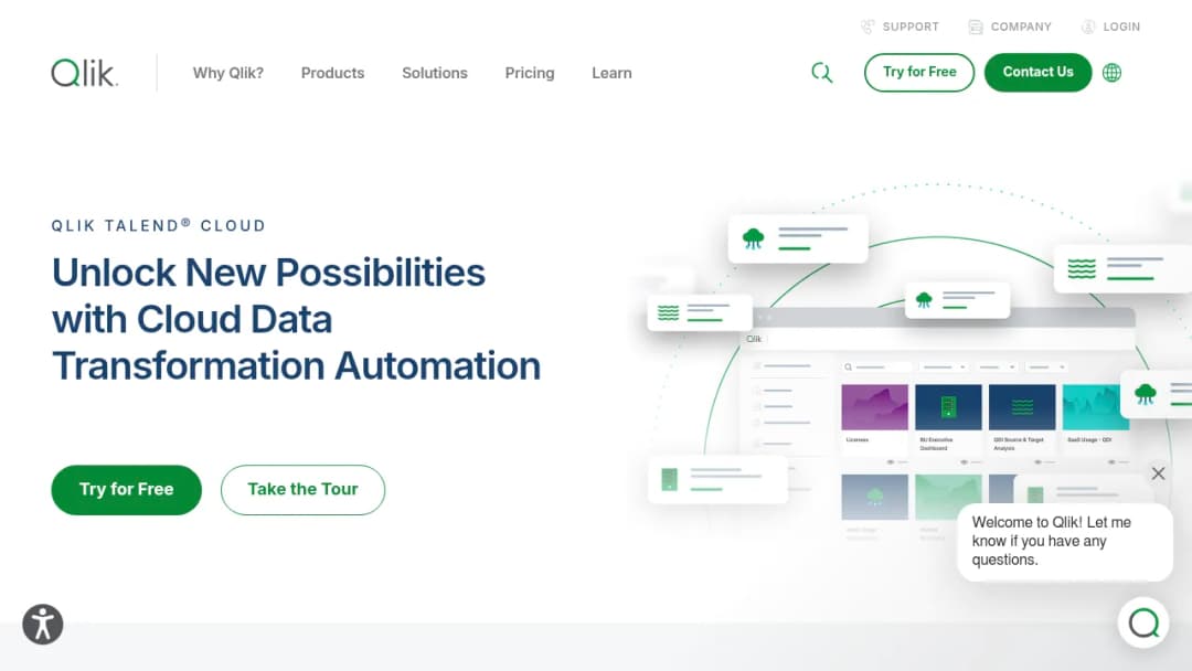 Qlik Data Transformation screenshot
