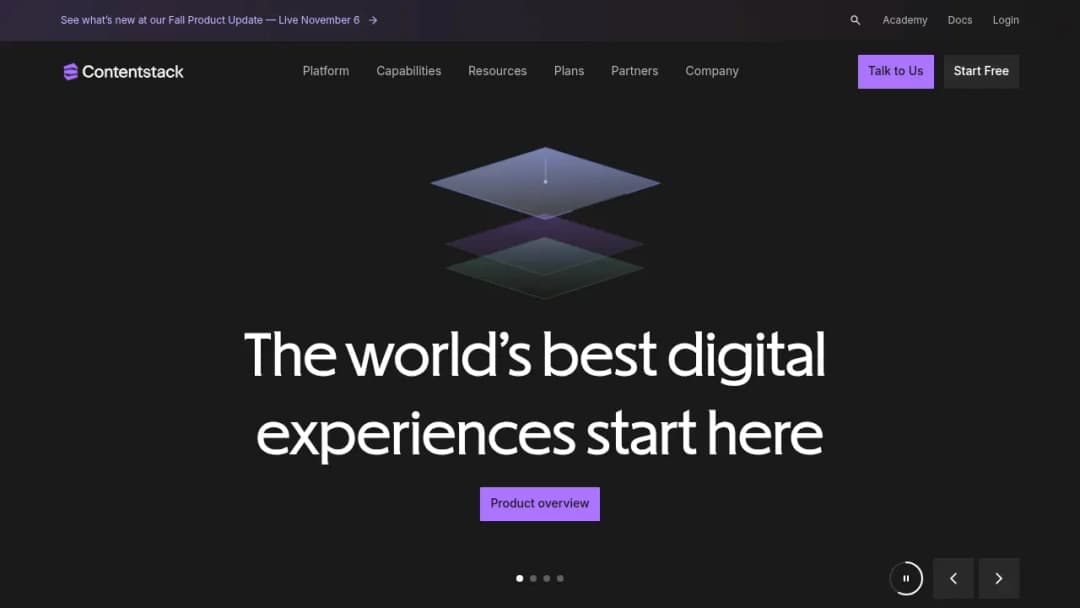 Contentstack screenshot