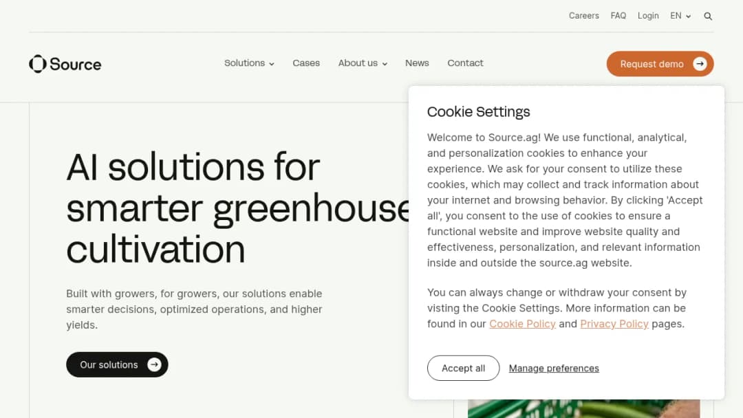 Source.ag screenshot