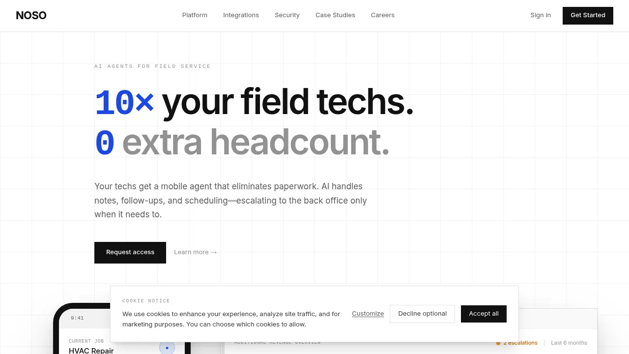 Noso Labs screenshot