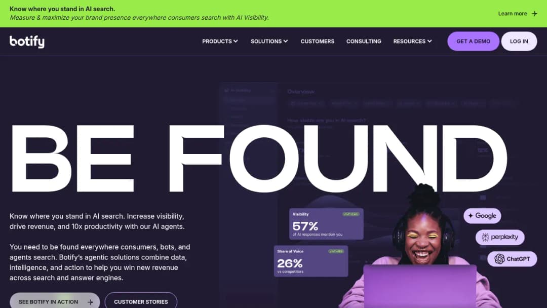 Botify screenshot