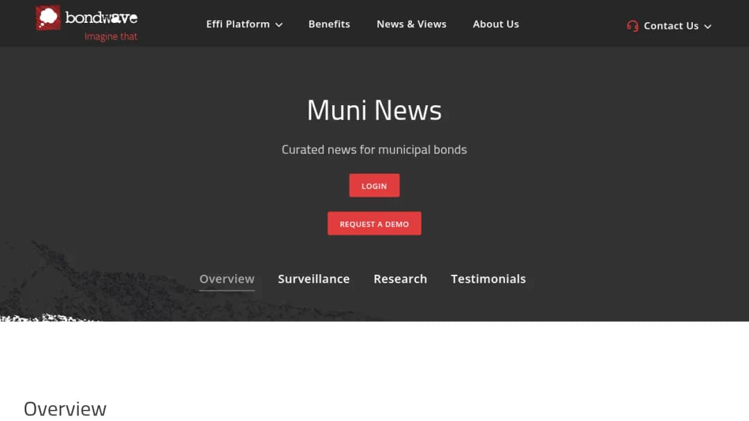 Bitvore screenshot