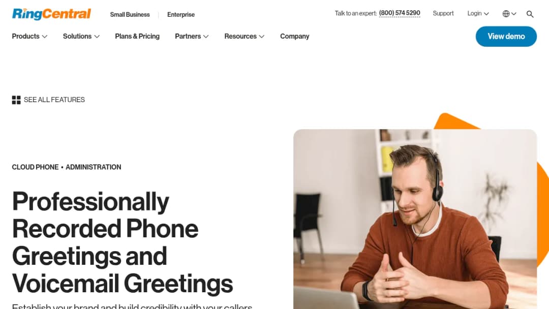 RingCentral Greetings screenshot