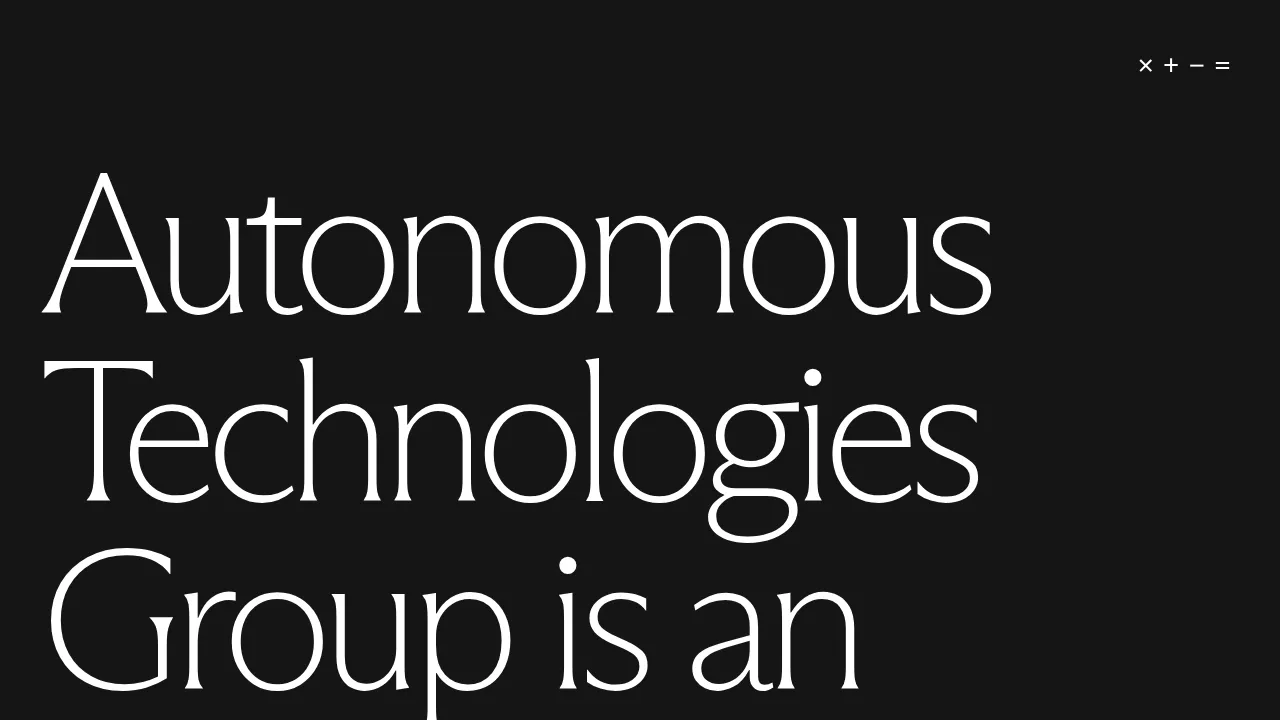 Autonomous Technologies Group screenshot