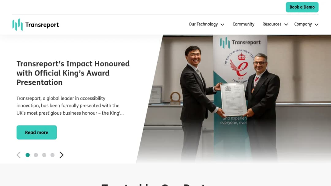 Transreport screenshot