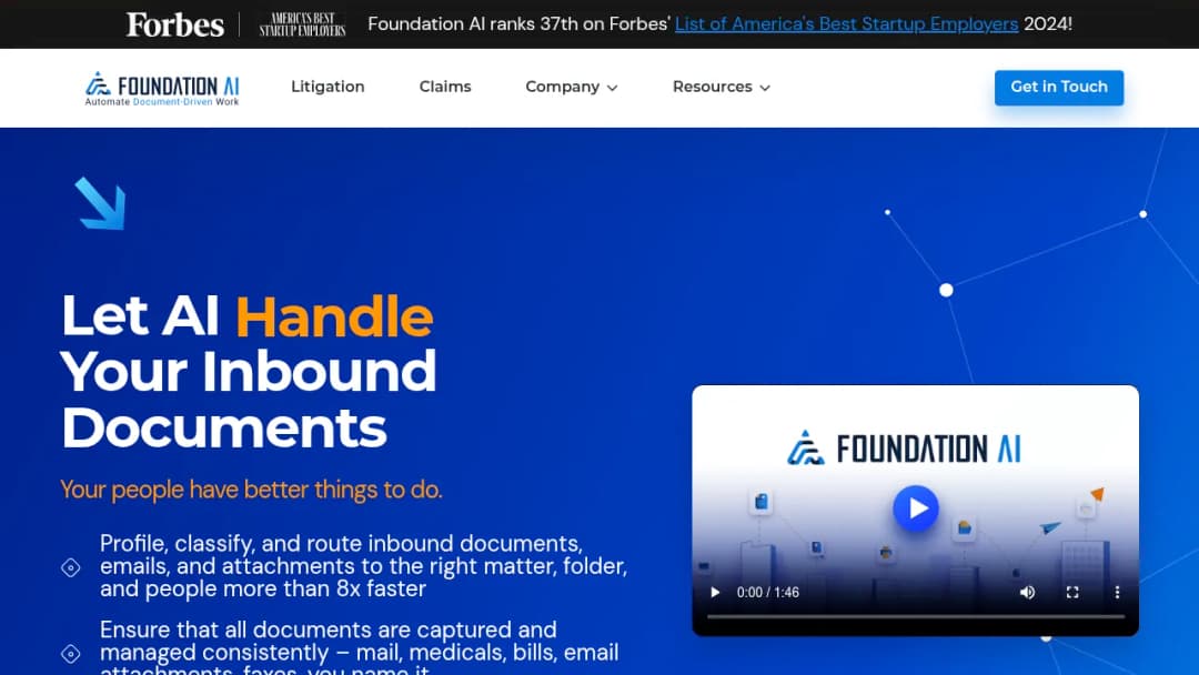 Foundation AI screenshot