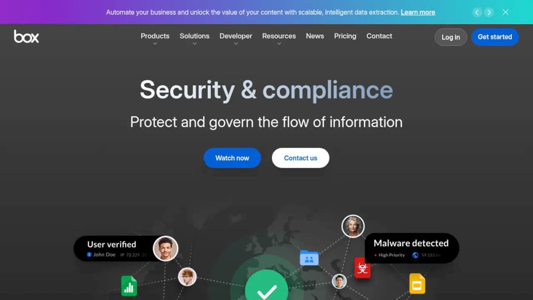 Box Security & Compliance screenshot