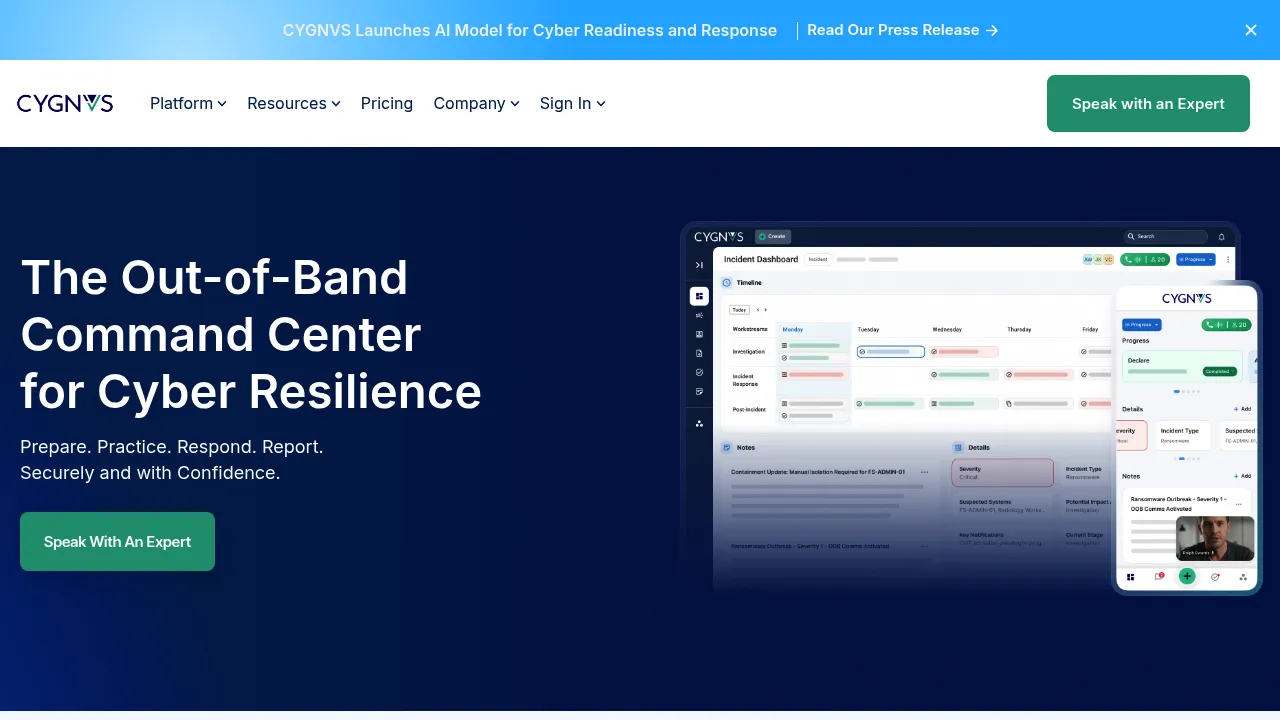 CYGNVS screenshot