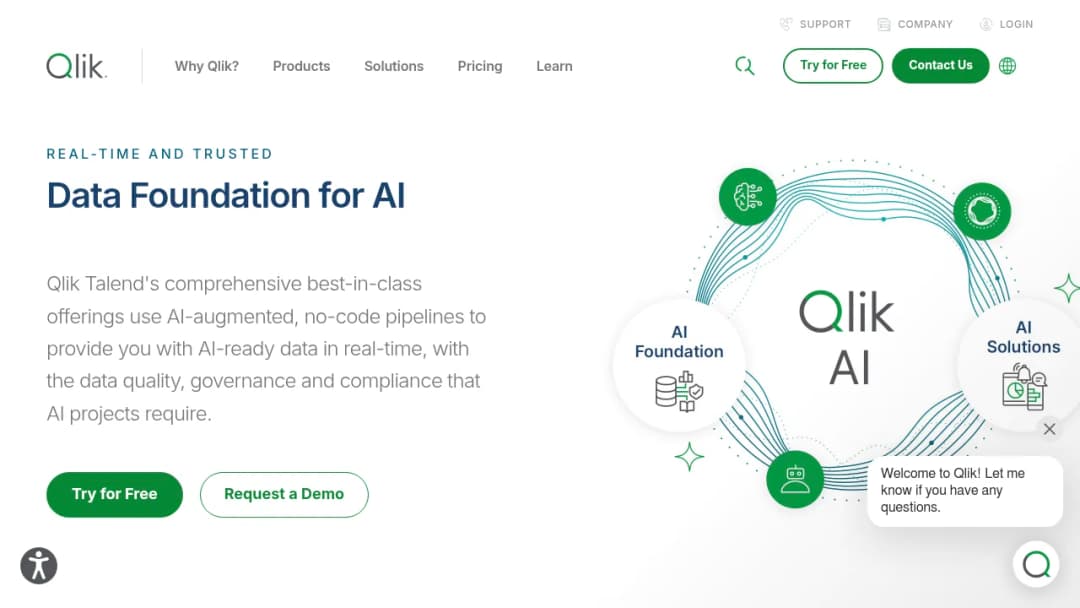 Qlik Data Foundation for AI screenshot
