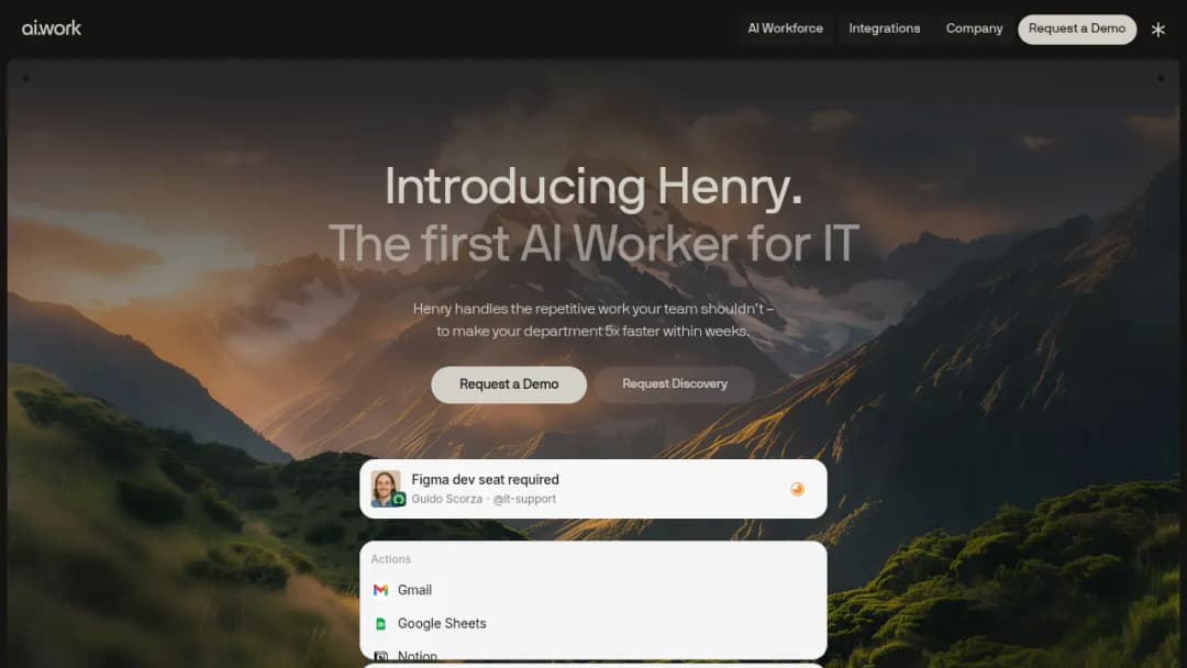 ai.work screenshot