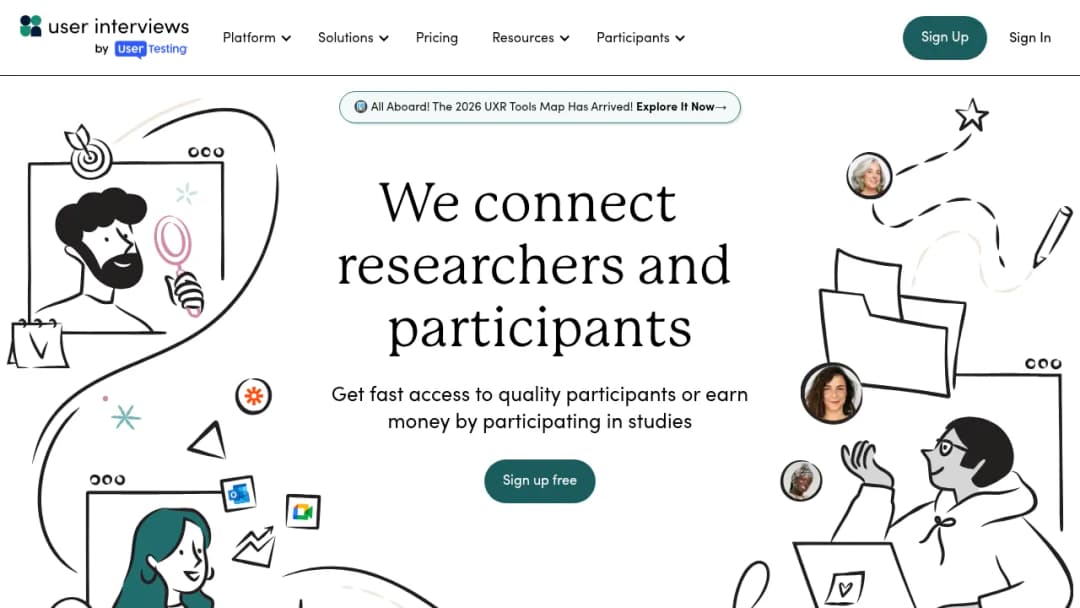 User Interviews screenshot