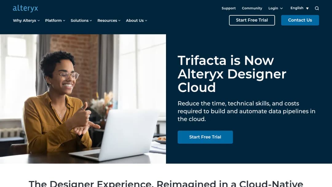 Trifacta screenshot