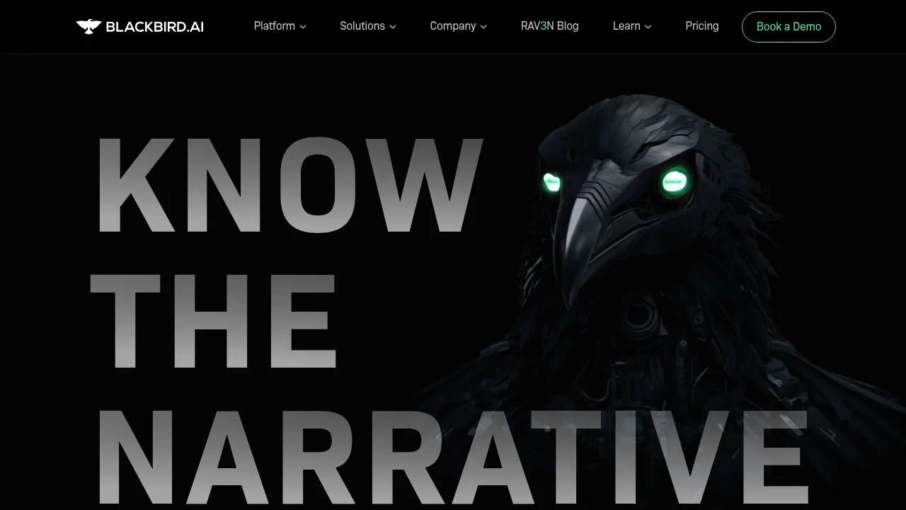 BLACKBIRD.AI screenshot