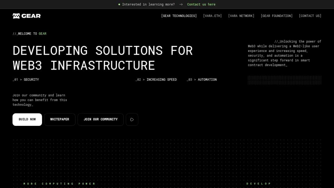 Gear Technologies screenshot