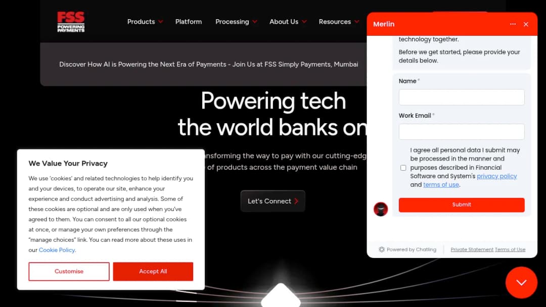Financial Software & Systems screenshot