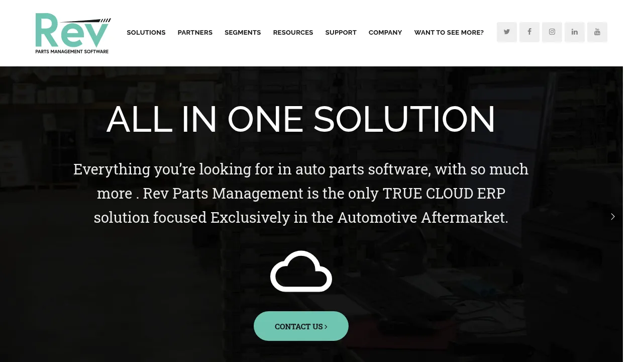 Rev Parts Management Software screenshot