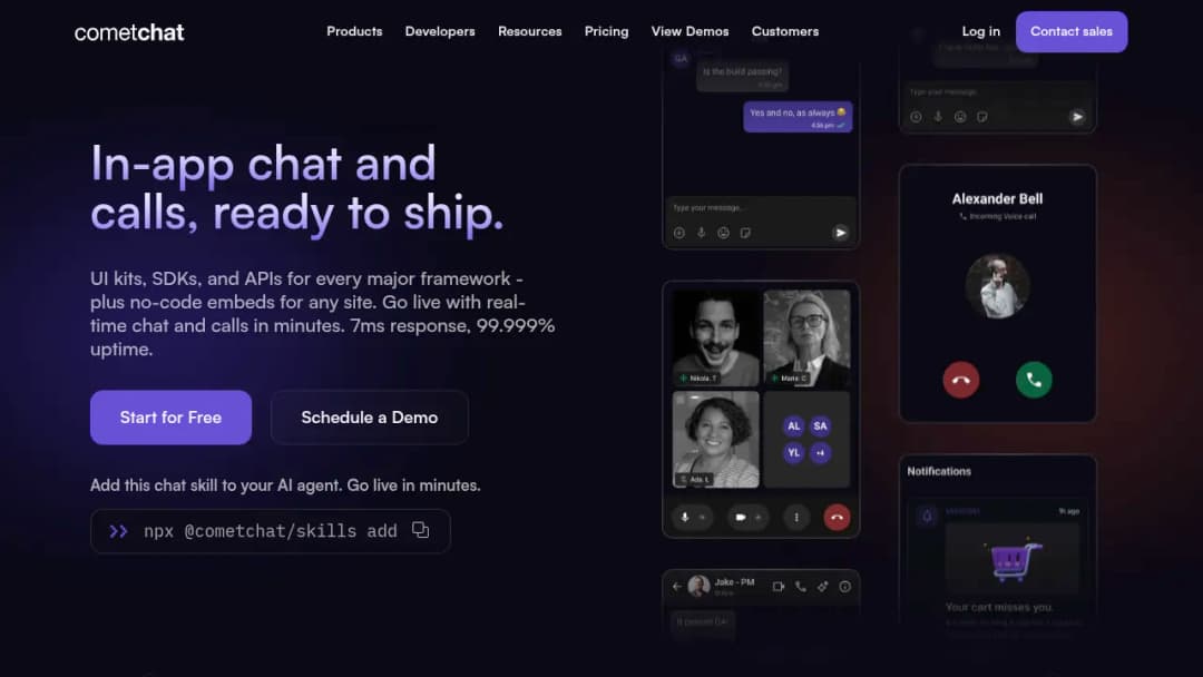 CometChat screenshot
