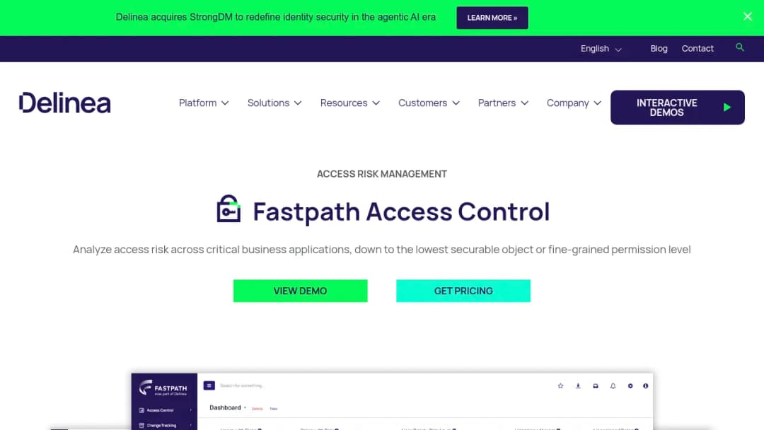 Delinea Fastpath Access Control screenshot