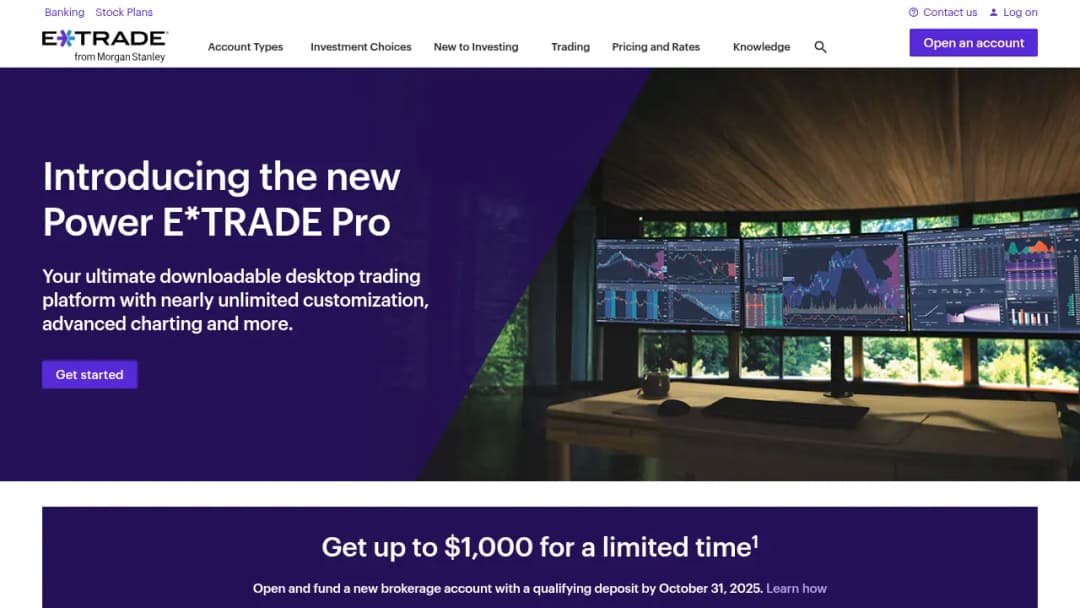 Equity Edge (E*TRADE) screenshot