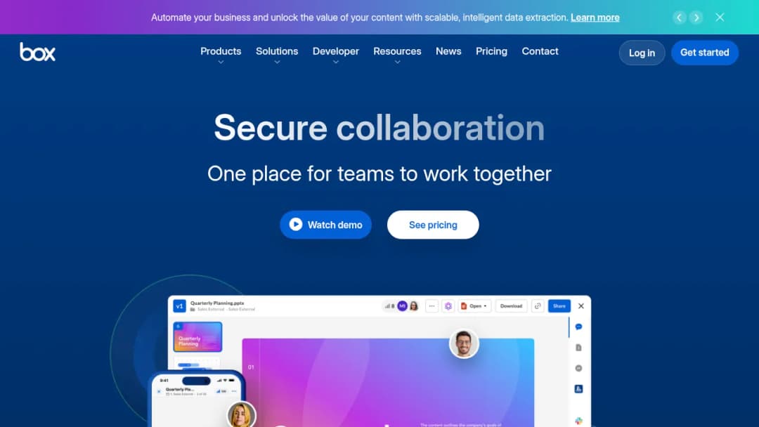 Box Collaboration screenshot