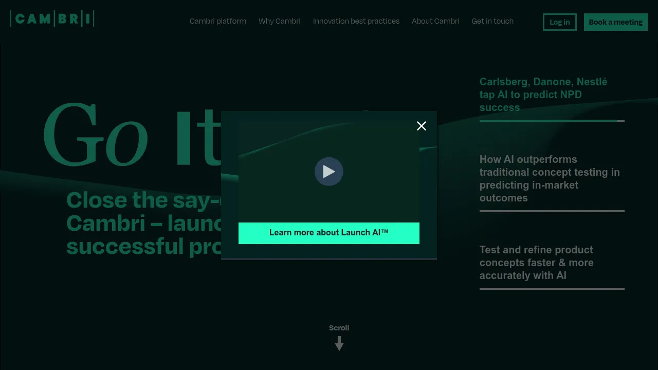 Cambri screenshot